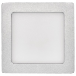 LED panel 170×170, čtvercový přisazený stříbrný, 12W neut.b.