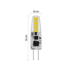 LED žárovka Classic JC / G4 / 1,9 W (21 W) / 200 lm / neutrální bílá