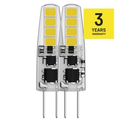 LED žárovka Classic JC / G4 / 1,9 W (21 W) / 200 lm / teplá bílá