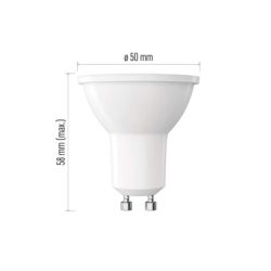 LED žárovka Basic MR16 / GU10 / 2,9 W (25 W) / 250 lm / teplá bílá