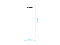 COMMAX DR-2UM/DP-SS/RF-1A sada pro 2 uživatele