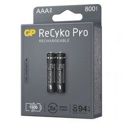 Nabíjecí baterie GP ReCyko Pro Professional AAA (HR03)