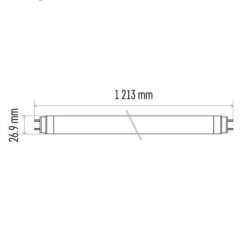 LED zářivka PROFI PLUS T8 14W 120cm neutrální bílá