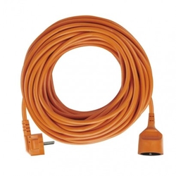 Prodlužovací kabel spojka 20m 3x 1mm, oranžový