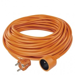 Prodlužovací kabel spojka 20m 3x 1mm, oranžový