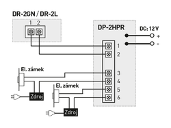 COMMAX DP-2HPR domácí telefon