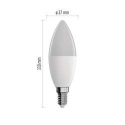 Chytrá LED žárovka GoSmart svíčka / E14 / 4,8 W (40 W) / 470lm / RGB / stmívatelná /Zigbee