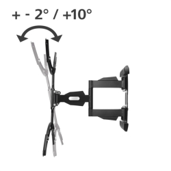 FULLMOTION TV Wall Bracket, 3 Stars, 229 cm (90"), black