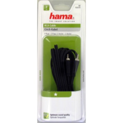 Hama audio kabel 2 cinch - 2 cinch, 1*, 3 m