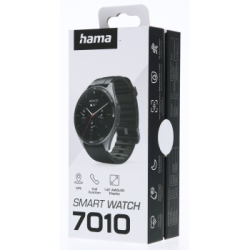 Hama 7010, smart hodinky, GPS, telefonování, AMOLED 1,43", voděodolné IP68/3 ATM, antracitové