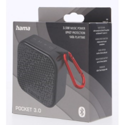 Hama Bluetooth reproduktor Pocket 3.0, černý