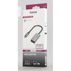 Hama redukce USB-C na HDMI, UHD/4K@60 Hz, kovová