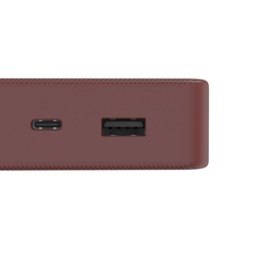 Hama Colour 20, powerbanka 20000 mAh, 3 A, výstup: USB-C, USB-A, červená