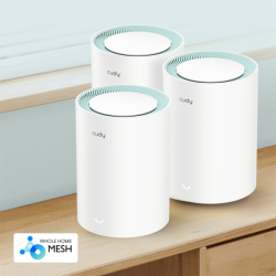 Cudy AC1200 Wi-Fi Mesh systém Gigabit, set 3 ks (M1300(3-Pack))