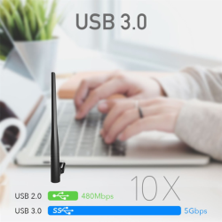 Cudy AC1300 Wi-Fi USB 3.0 síťová karta, ext. anténa (WU1400)