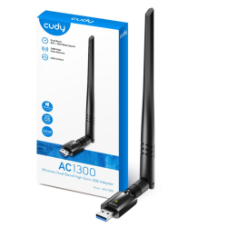 Cudy AC1300 Wi-Fi USB 3.0 síťová karta, ext. anténa (WU1400)