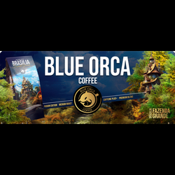 Blue Orca Fusion Brasilia Fazenda Grande, zrnková káva, 1 kg, Arabica/Robusta (75/25 %)