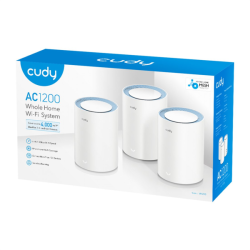 Cudy AC1200 Wi-Fi Mesh systém, set 3 ks (M1200(3-Pack))