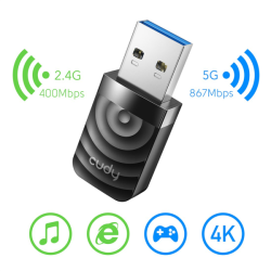 Cudy AC1300 Wi-Fi USB 3.0 síťová karta (WU1300S)