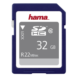 Hama SDHC 32 GB 22 MB/s CLASS 10