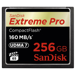 SanDisk Extreme Pro CF 256 GB 160 MB/s VPG 65, UDMA 7