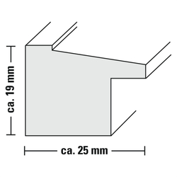 Hama rámeček plastový SIERRA, ořech, 40x50 cm
