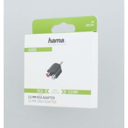 Hama redukce jack 3,5 mm na 2 cinch zásuvky, stereo