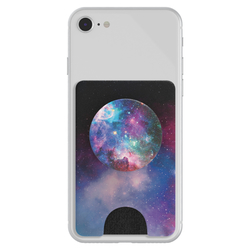 PopSockets PopWallet Blue Galaxy, pouzdro na mobil na karty/vizitky apod.