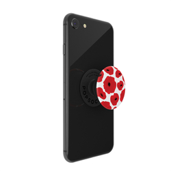 PopSockets PopTop Gen.2, Scandi Poppies, červené máky, výměnný vršek