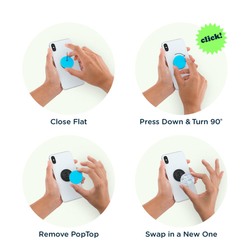 PopSockets PopGrip Gen.2, Bubbly, 3D bubliny průhledné