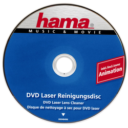 Hama disk pro čištění laserového snímače DVD mechaniky (suchý proces)