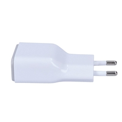 Solight USB nabíjecí adaptér, fast charge: 1x USB Qualcomm, 5V2A/9V1.5A/12V1A, AC 230V, bílošedý