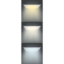 Solight LED mini panel CCT, podhledový, 6W, 450lm, 3000K, 4000K, 6000K, čtvercový